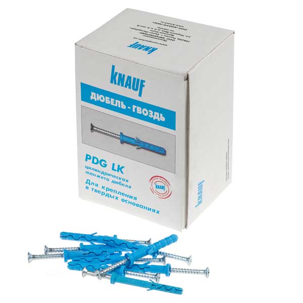 Дюбель-гвоздь Knauf 6/40 с грибовидной