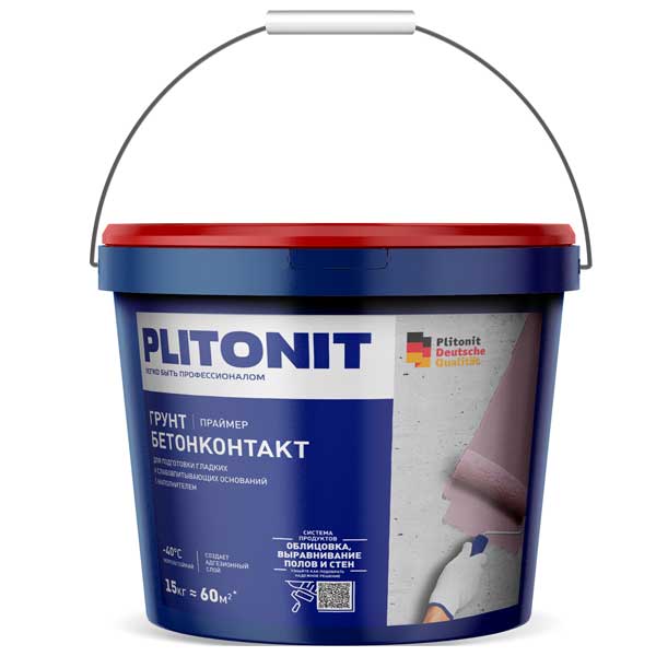 Грунтовка Plitonit БетонКонтакт (15 кг)-0