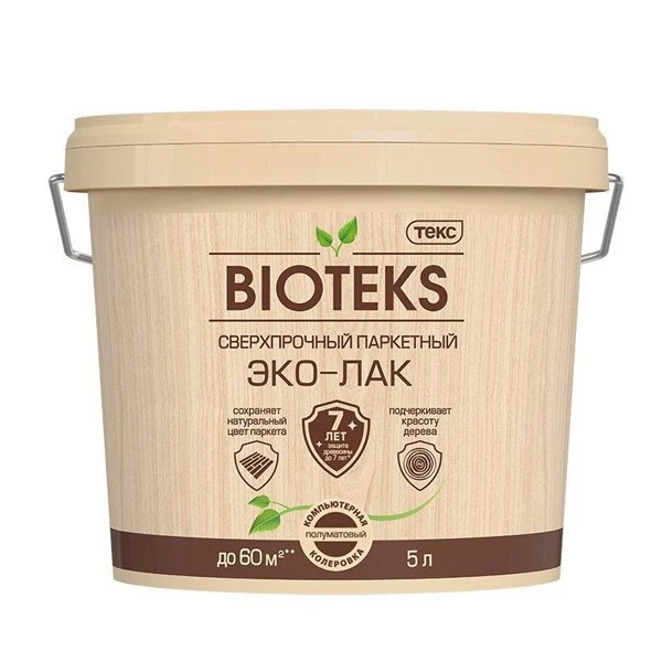Лак акриловый паркетный Текс Bioteks