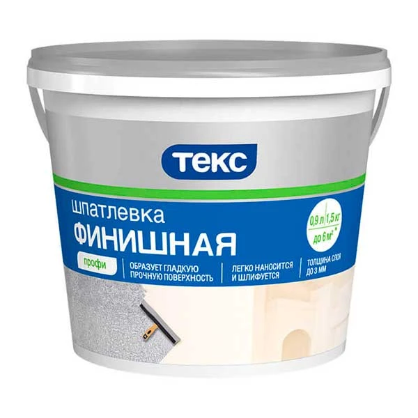 Шпатлевка Текс Профи финишнная 1.5 кг- nav