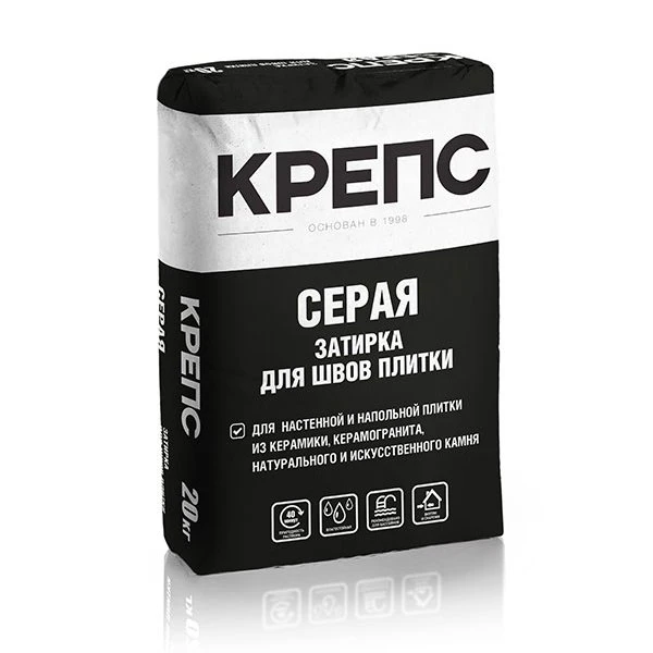 Затирка для швов Крепс серая,