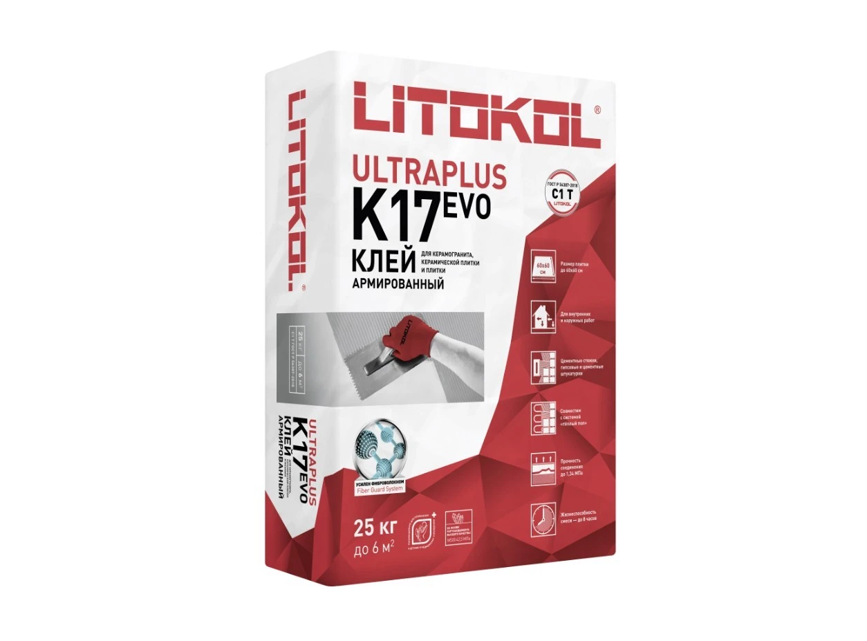 Плиточный клей Litokol К17 25